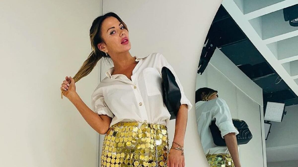 Karina Jelinek deslumbró en ropa interior con un corpiño de encaje
