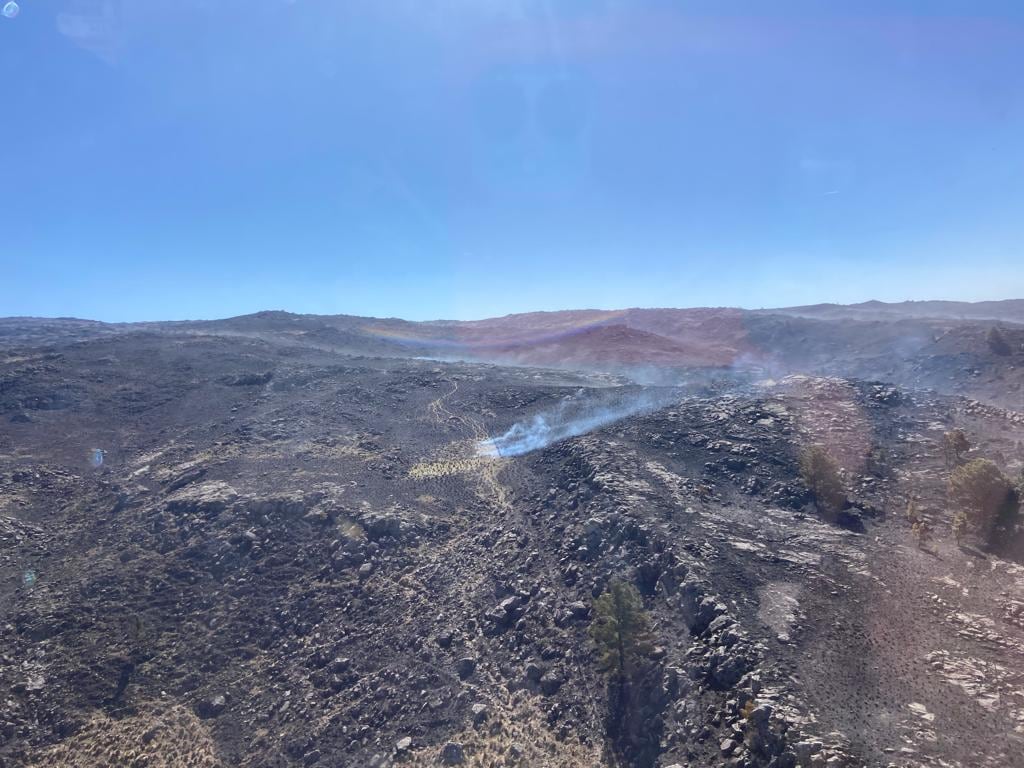 Potrero de Garay. Controlaron el incendio (Gentileza).