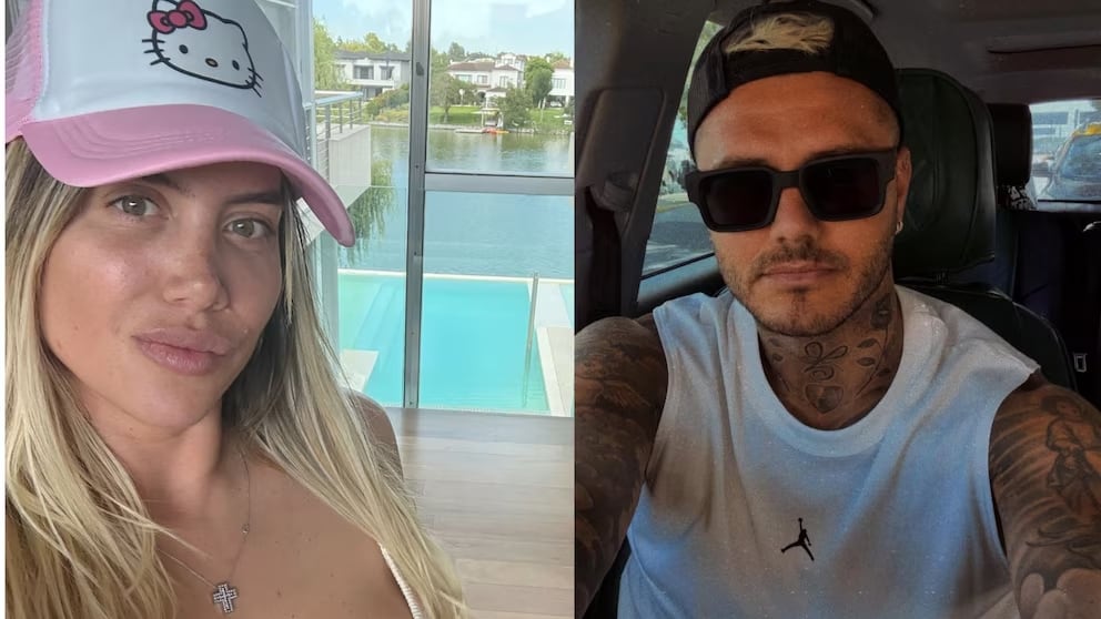 Wanda Nara y Mauro Icardi.