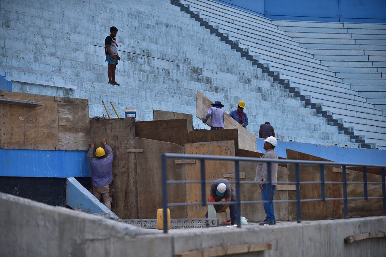 Belgrano estadio  Obras en el gigante de alberdi (Ramiro Pereyra / La Voz) 