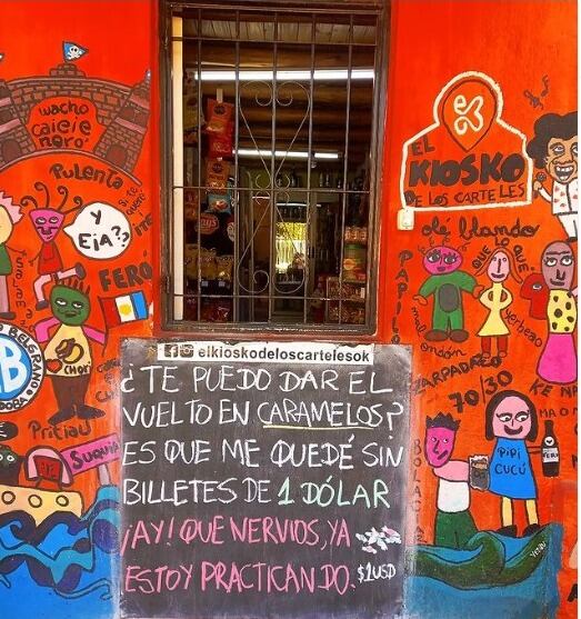 El Kiosco de los Carteles y su mensaje tras el triunfo de Milei.