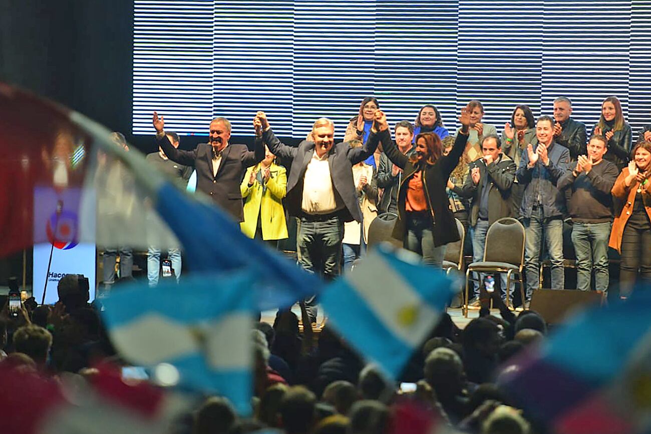 Hacemos Unidos por Córdoba cierra campaña en la Plaza de la Música. (Javier Ferreyra / La Voz)