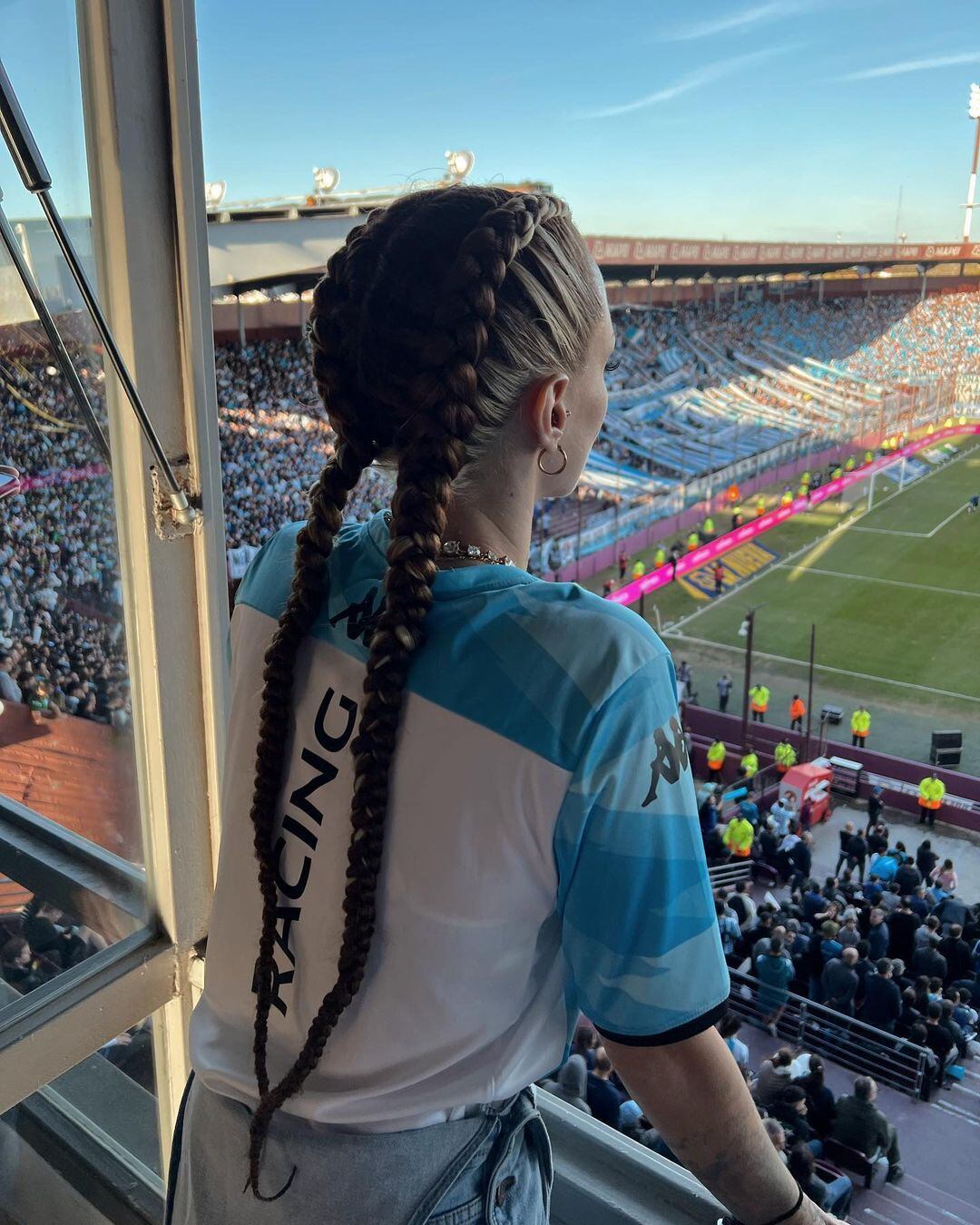 La Joaqui hincha de Racing