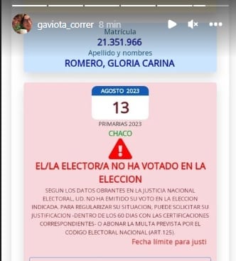 Gloria comparó cómo aparece ella y cómo Cecilia