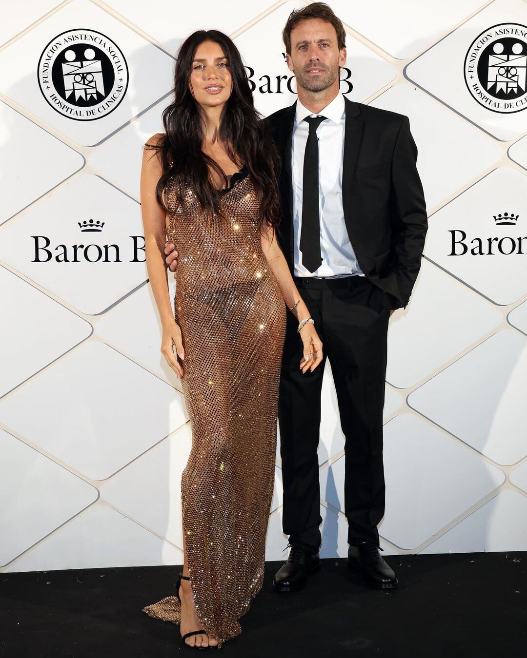 Zaira posó junto a su novio, Facundo Pieres.