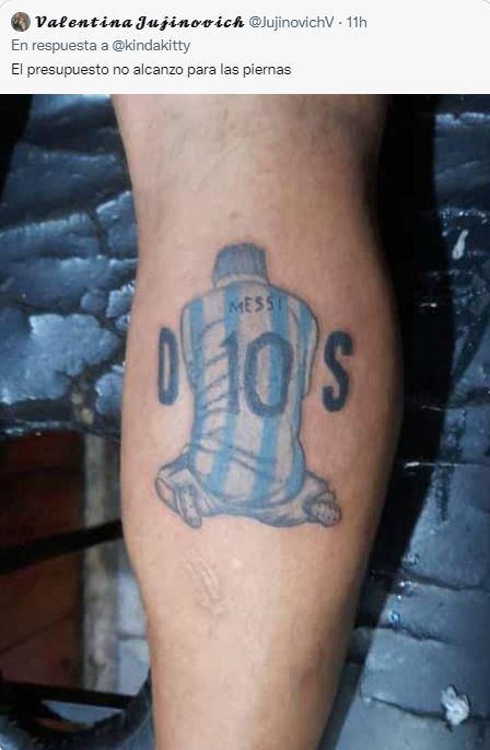 Los peores tatuajes de Argentina Campeón