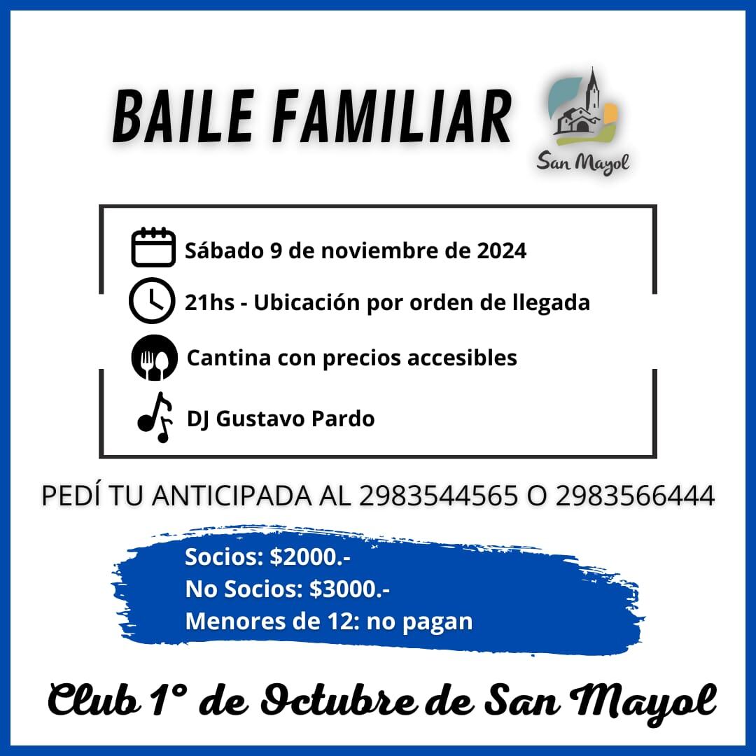 Baile Familiar en San Mayol por el aniversario de la localidad