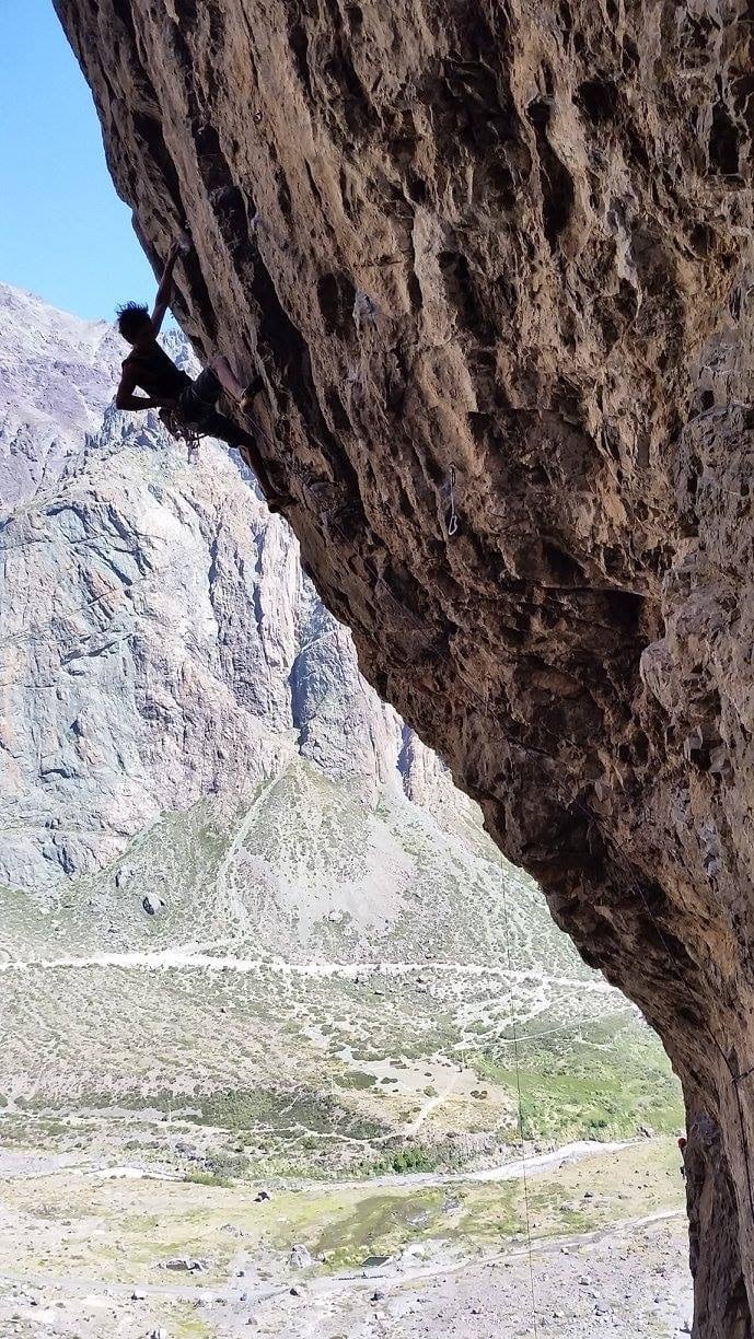 Sebastián Rojas en el cajón del maipo, Chile.