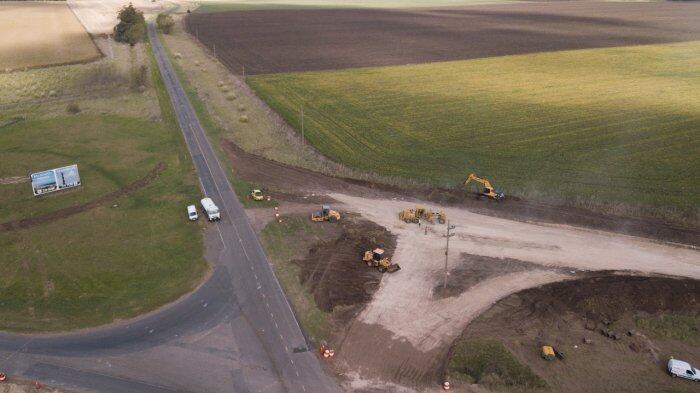 Avanza la obra de repavimentación de la Ruta 73