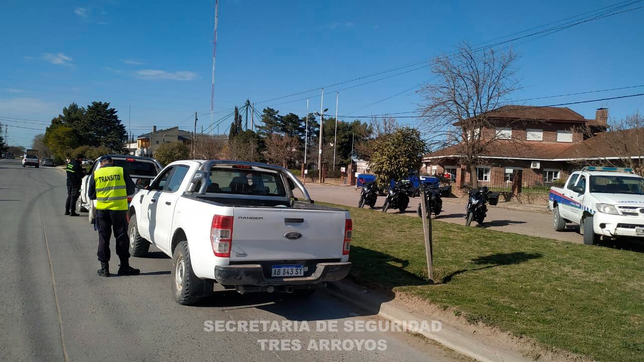 161 infracciones de tránsito en Tres Arroyos en los últimos tres días