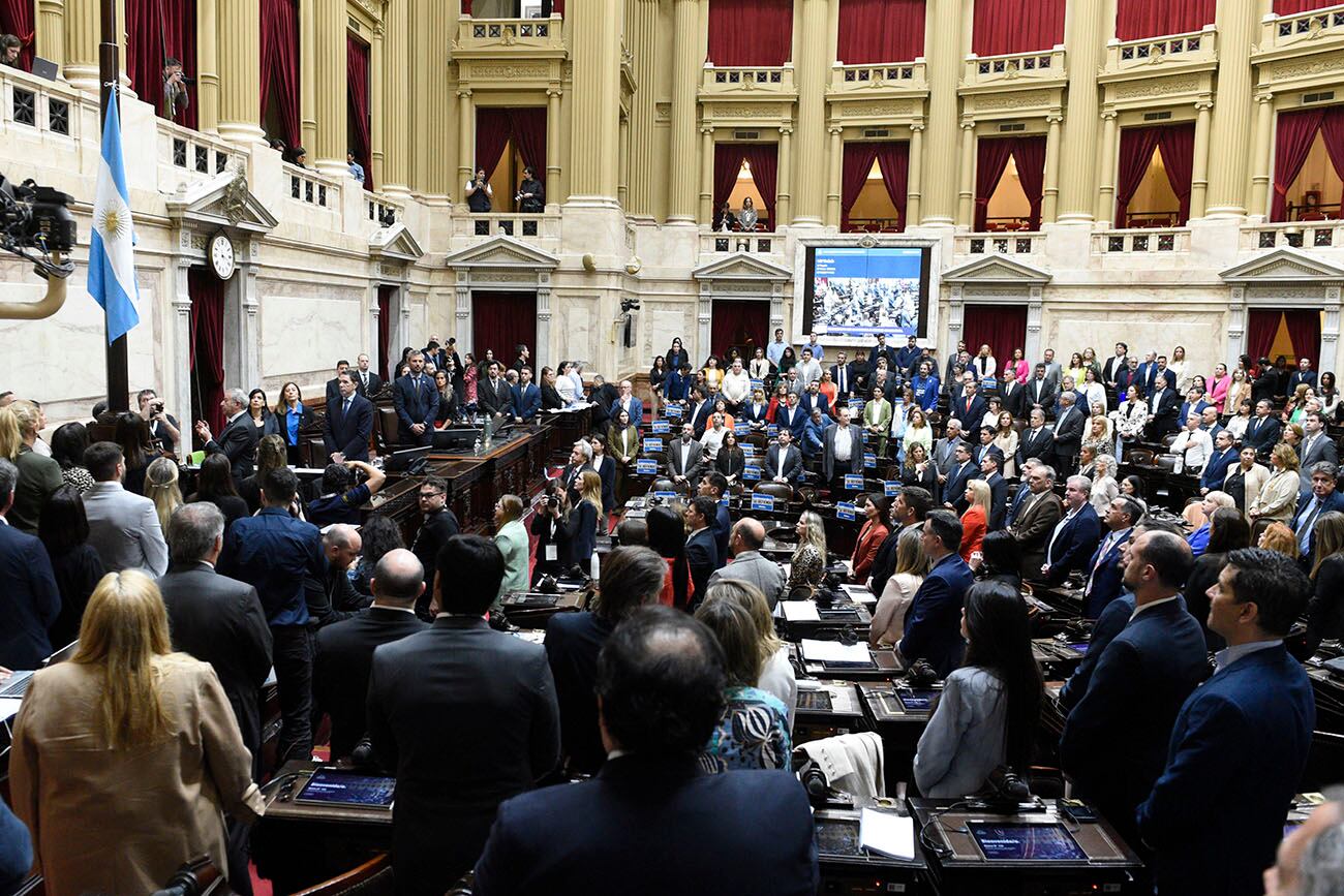 Diputados debate el veto presidencial y si insiste en la Ley de Financiamiento Universitario. (Prensa Diputados)