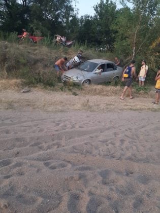 Villa María. El Corsa en la playa El Arenero. (Gentileza Villa María Vivo)