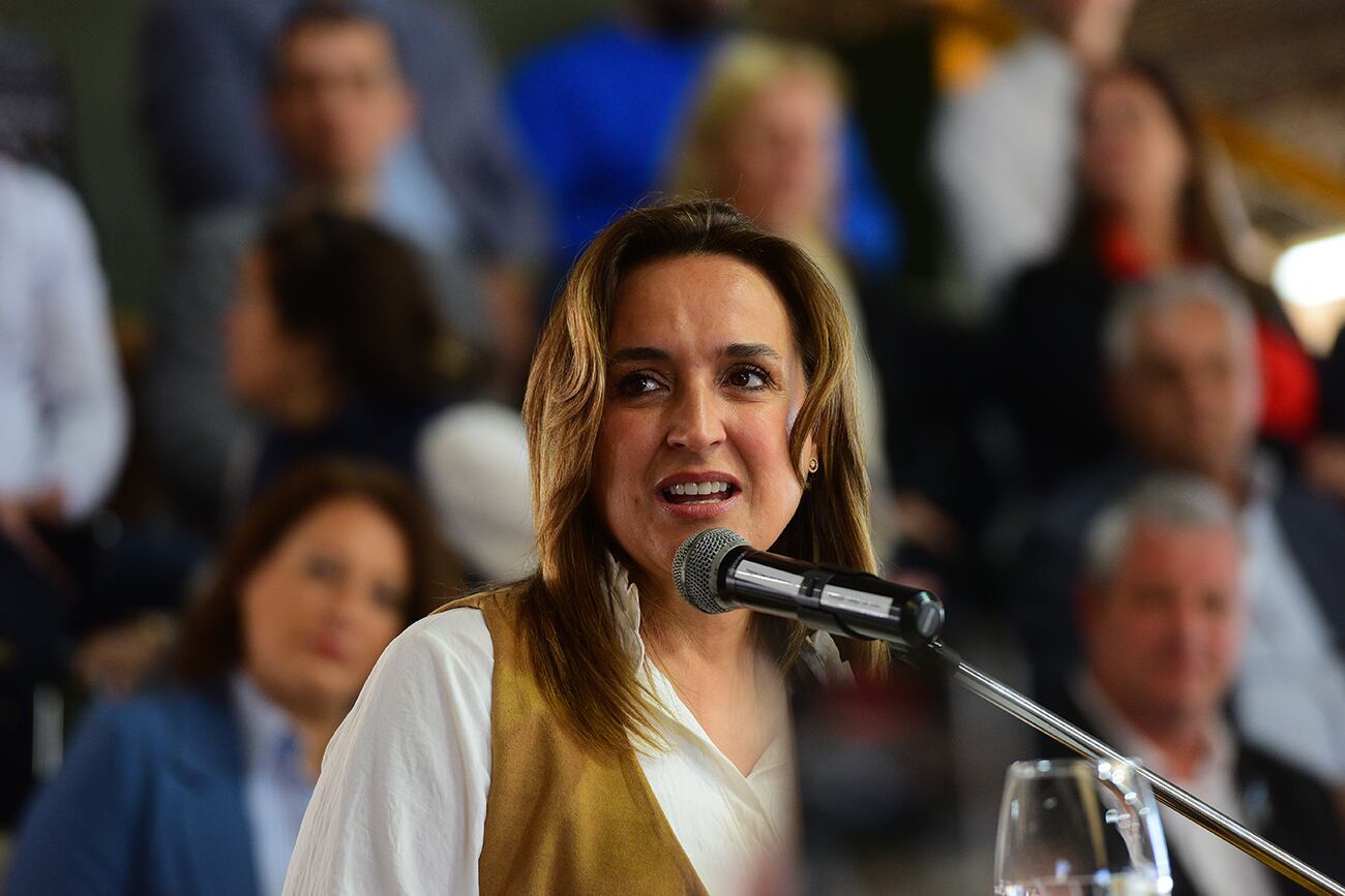 Myrian Prunotto Vicegobernadora de la provincia de Córdoba en la Expo Rural de Jesús María. (José Gabriel Hernández / La Voz)