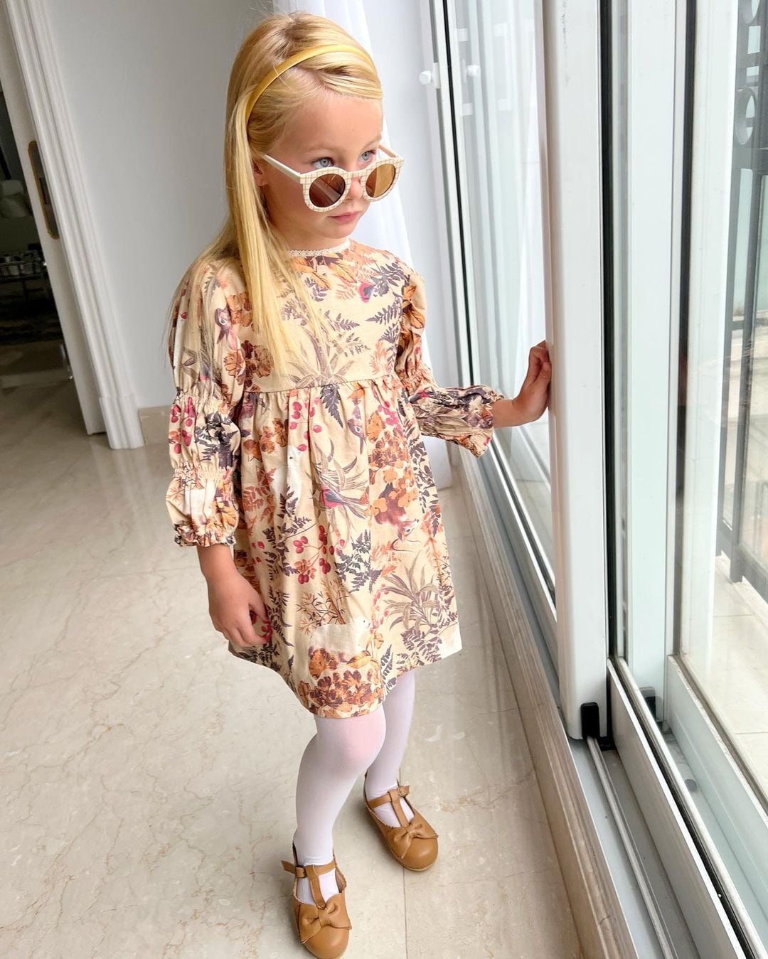 El look de princesa de Matilda, la hija de Luciana Salazar.