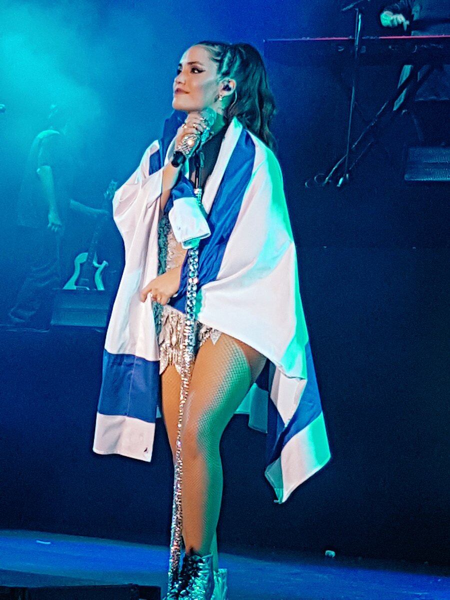 Lali en Israel, en su último show.