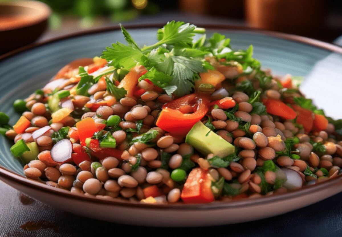 Ensalada de lentejas: la receta fresca, súper fácil y muy nutritiva, ideal para el verano