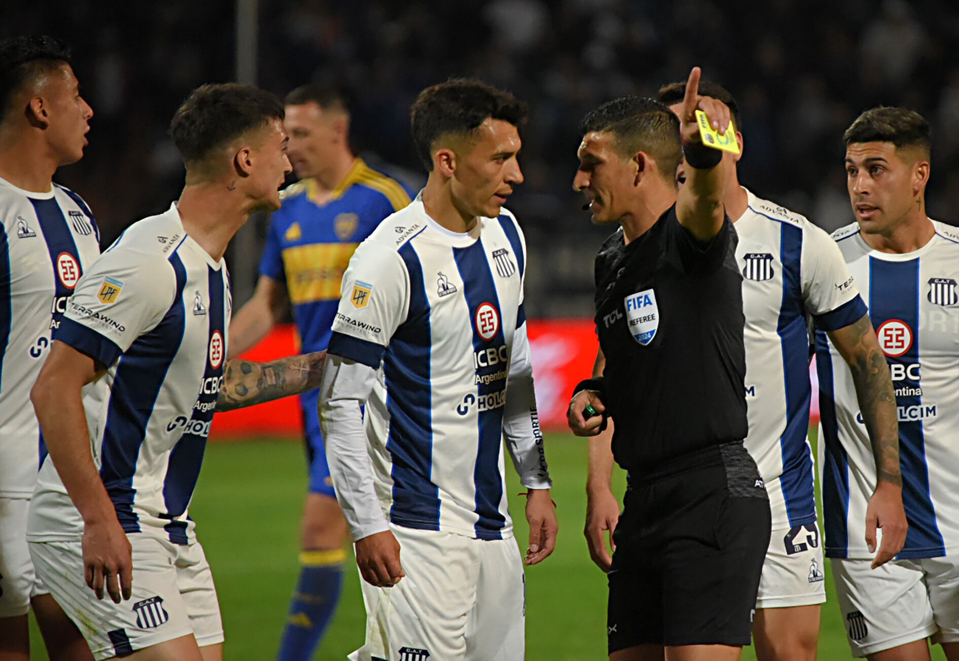 Talleres y su partido ante Boca en Mendoza. No pudo ser. (Fotobaires).