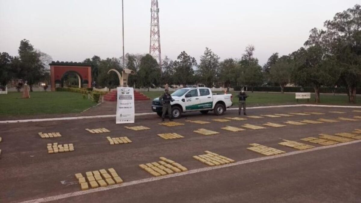 Gendarmería incautó 720 kilogramos de marihuana en Jardín América