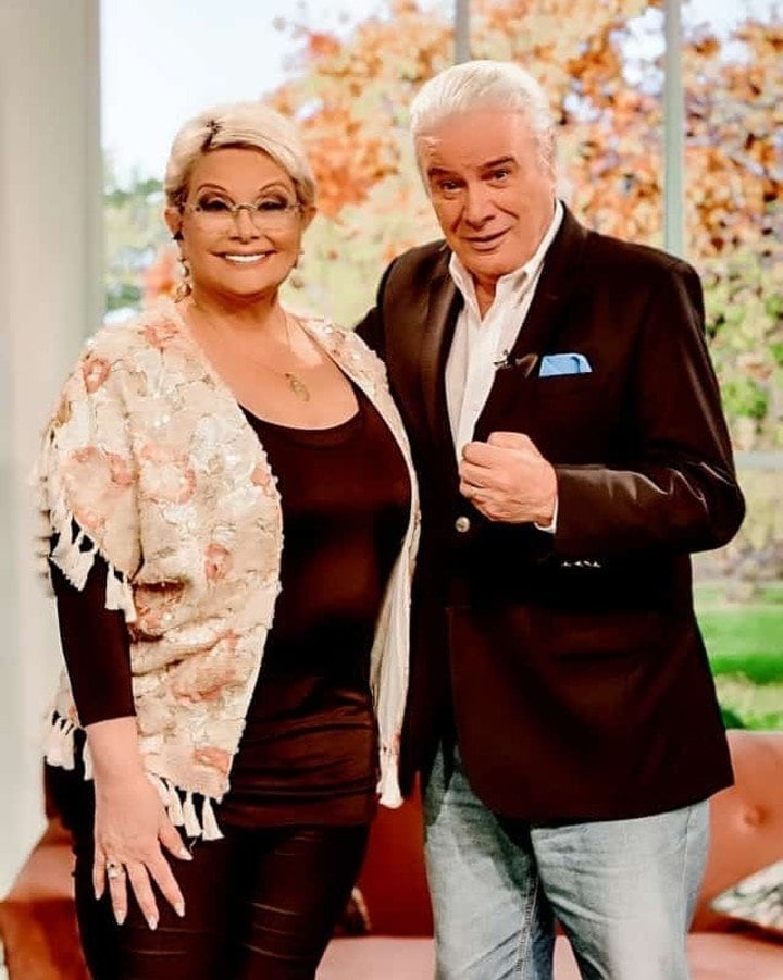 Alberto Martín junto a Carmen Barbieri.