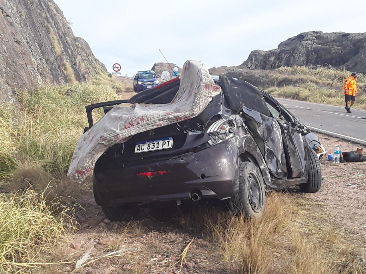 Vuelco en Altas Cumbres