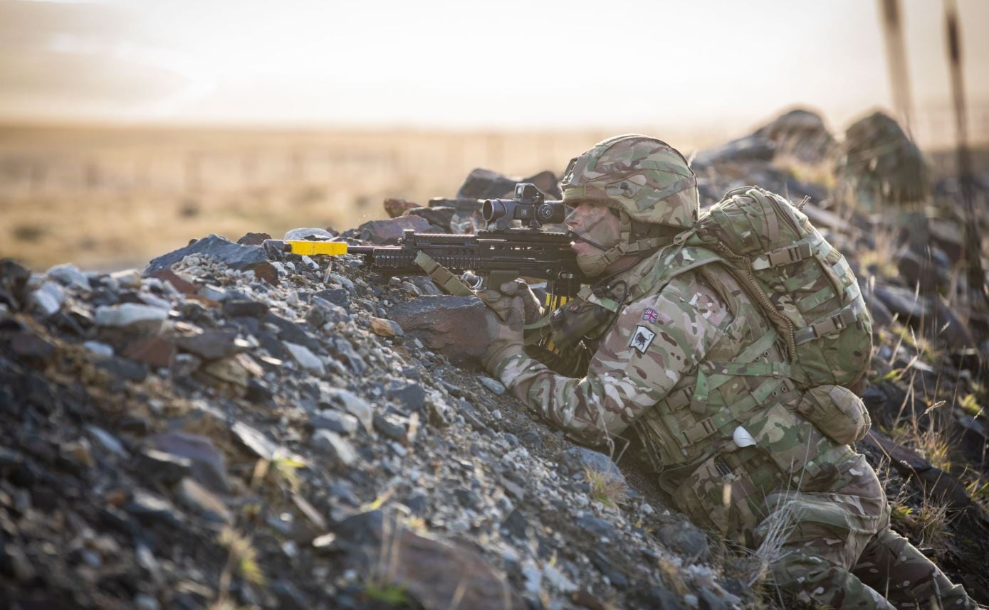 Ejercicios militares en Malvinas