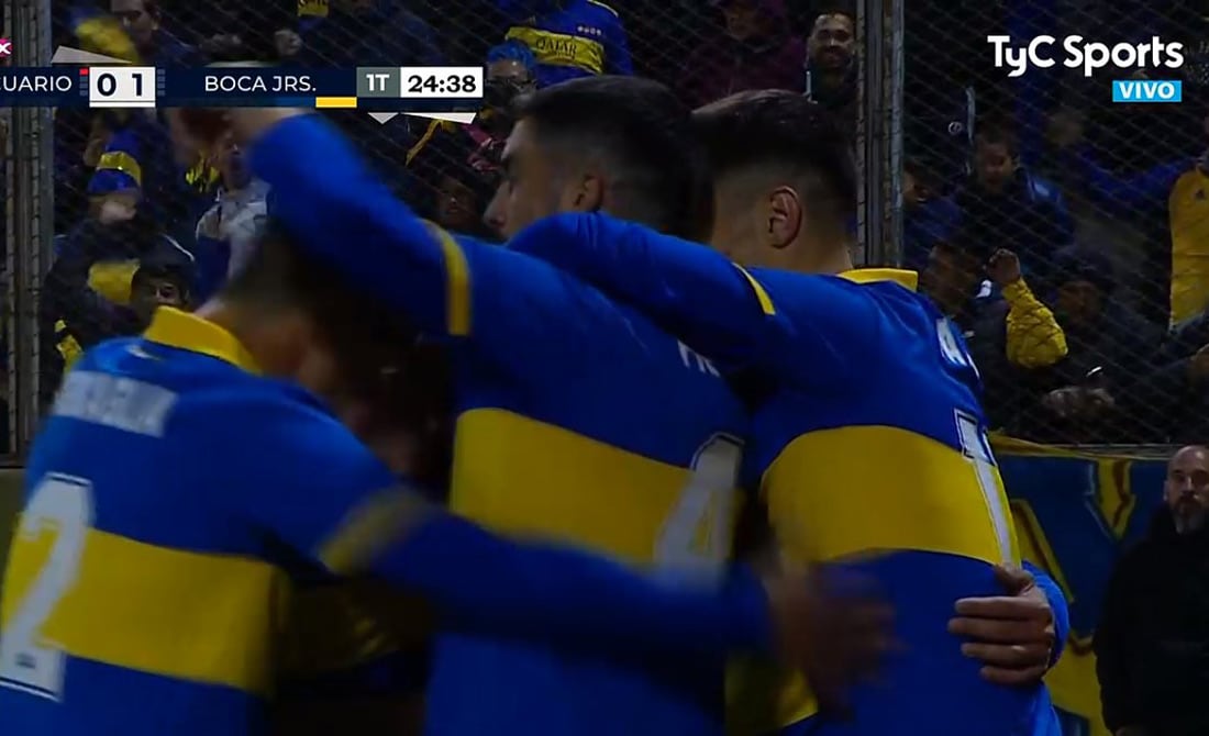 Boca pegó primero en el norte (Foto: Captura TV).