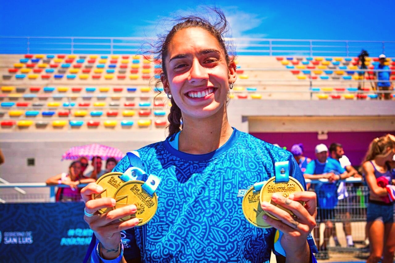 Valentina Polanco, atleta puntana