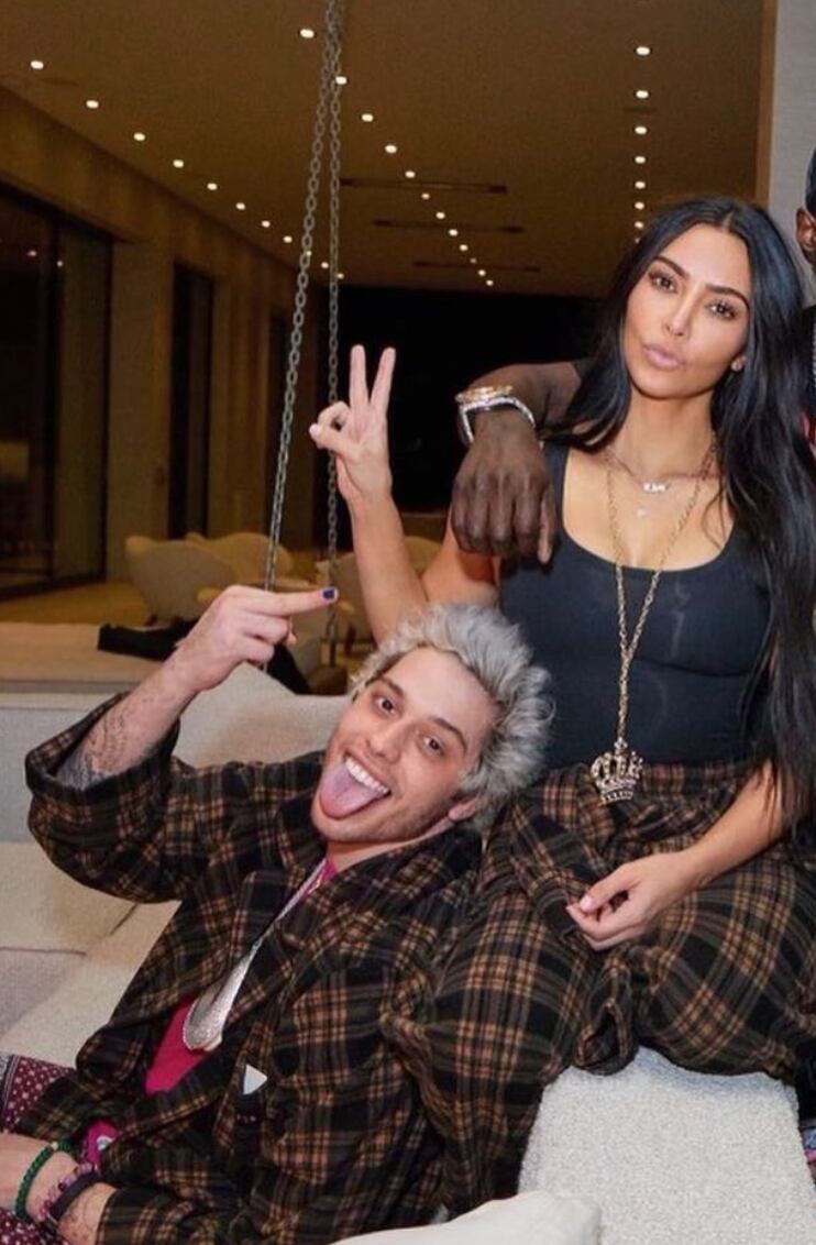 Pete Davidson y Kim Kardashian, juntos