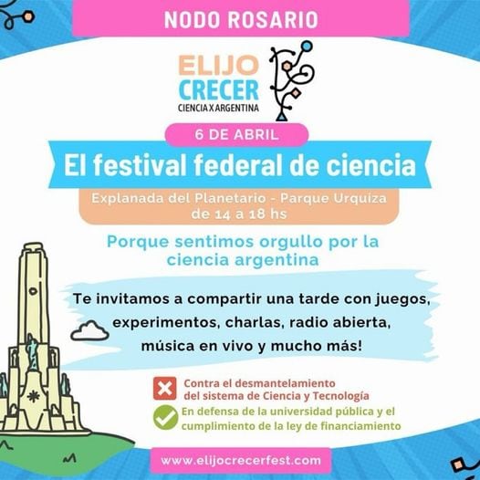 El Conicet organizó el primer festival federal de ciencia.