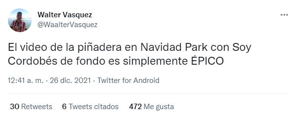 Sobre lo que paso en Navidad Park.