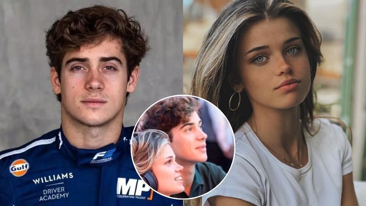 Quién es Estelle Ogilvy, la exnovia de Franco Colapinto que lo dejó por otro piloto de Fórmula 1