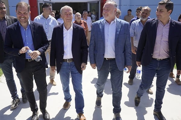 Elecciones 2023 en Villa María: Martín Gill, Juan Schiaretti, Eduardo Accastello, y Marcos Bovo (La Voz)