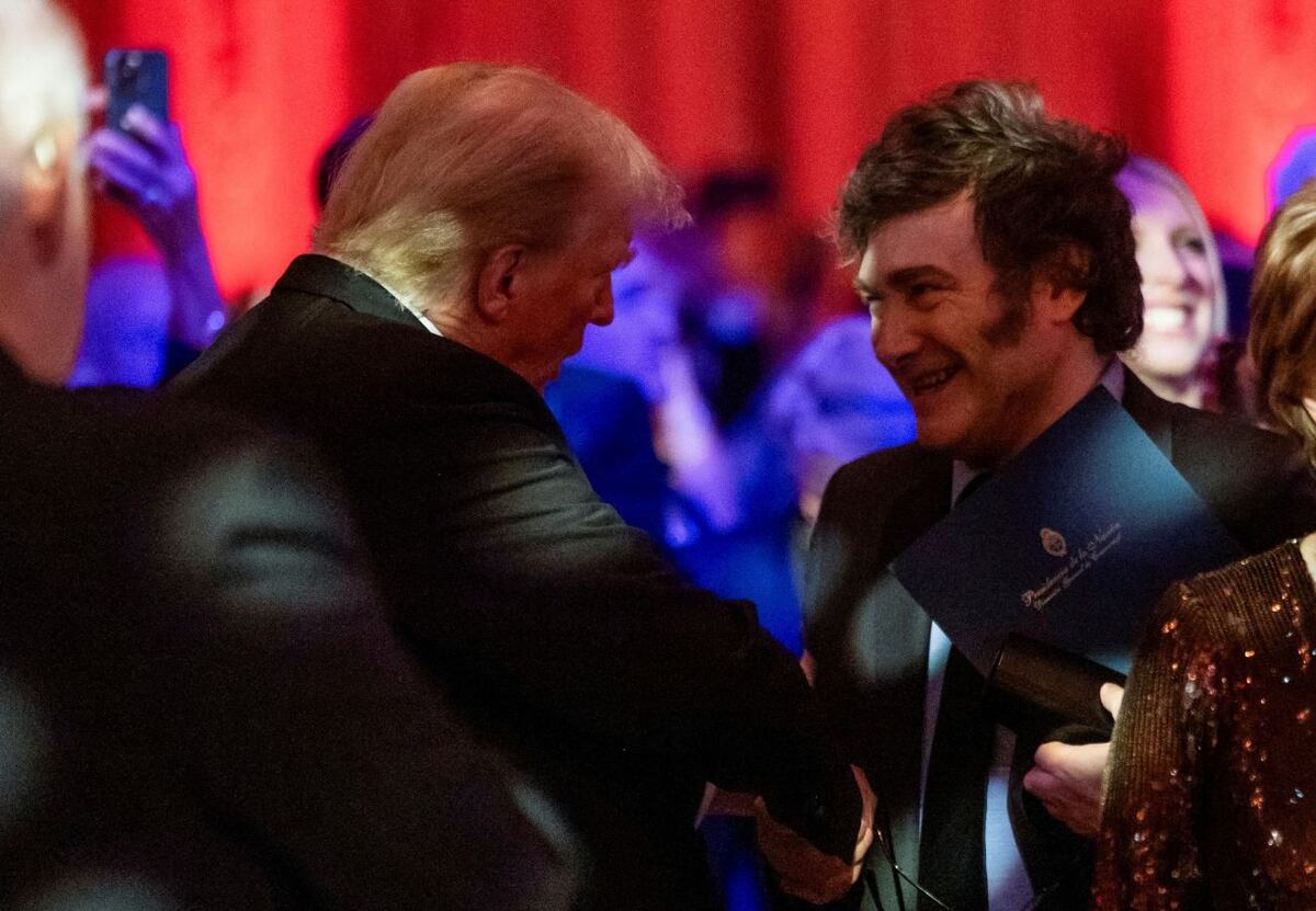 Donald Trump elogió al presidente Javier Milei durante su discurso en la Florida