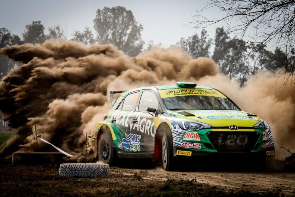 Mario Baldo y Alex Ruiz, en la punta del Rally del Sudeste cordobés.