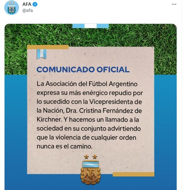 AFA resolvió suspender los partidos programados para este viernes, entre ellos la visita de Talleres a Rosario Central.