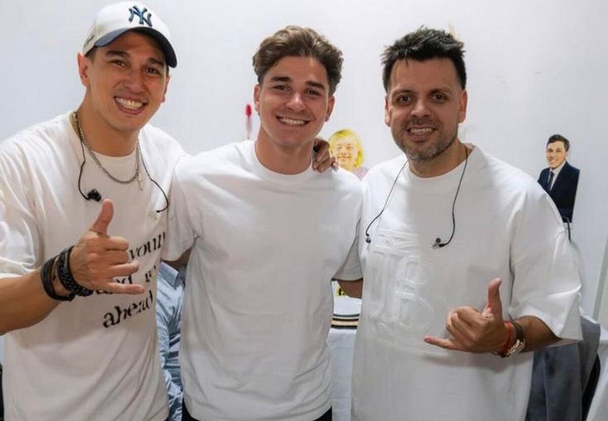 Julián Álvarez sorprendió en el baile de Q’Lokura y se animó a subir al escenario