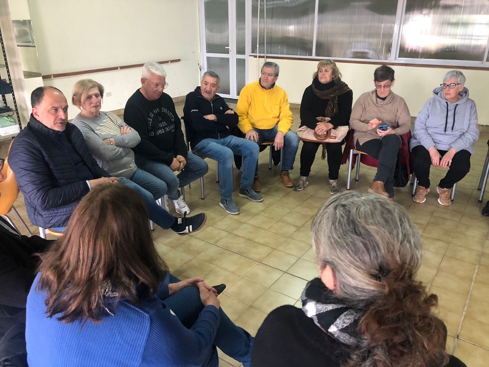 Alejandro Dichiara, diputado provincial del Frente de Todos de visita en Tres Arroyos