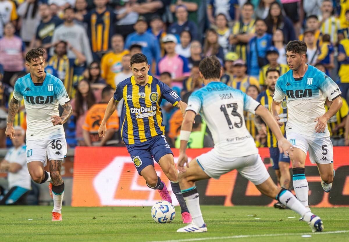 Racing Club venció a Rosario Central y le metió presión a Vélez Sarsfield