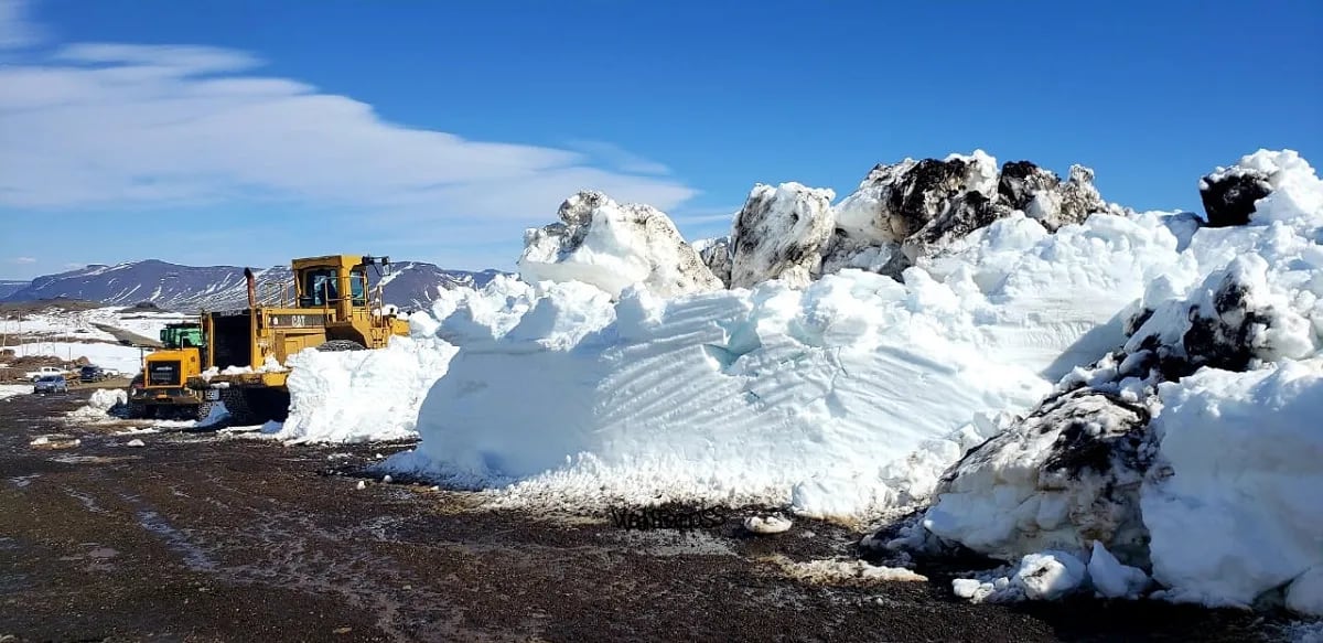 Pared de hielo en Neuquén