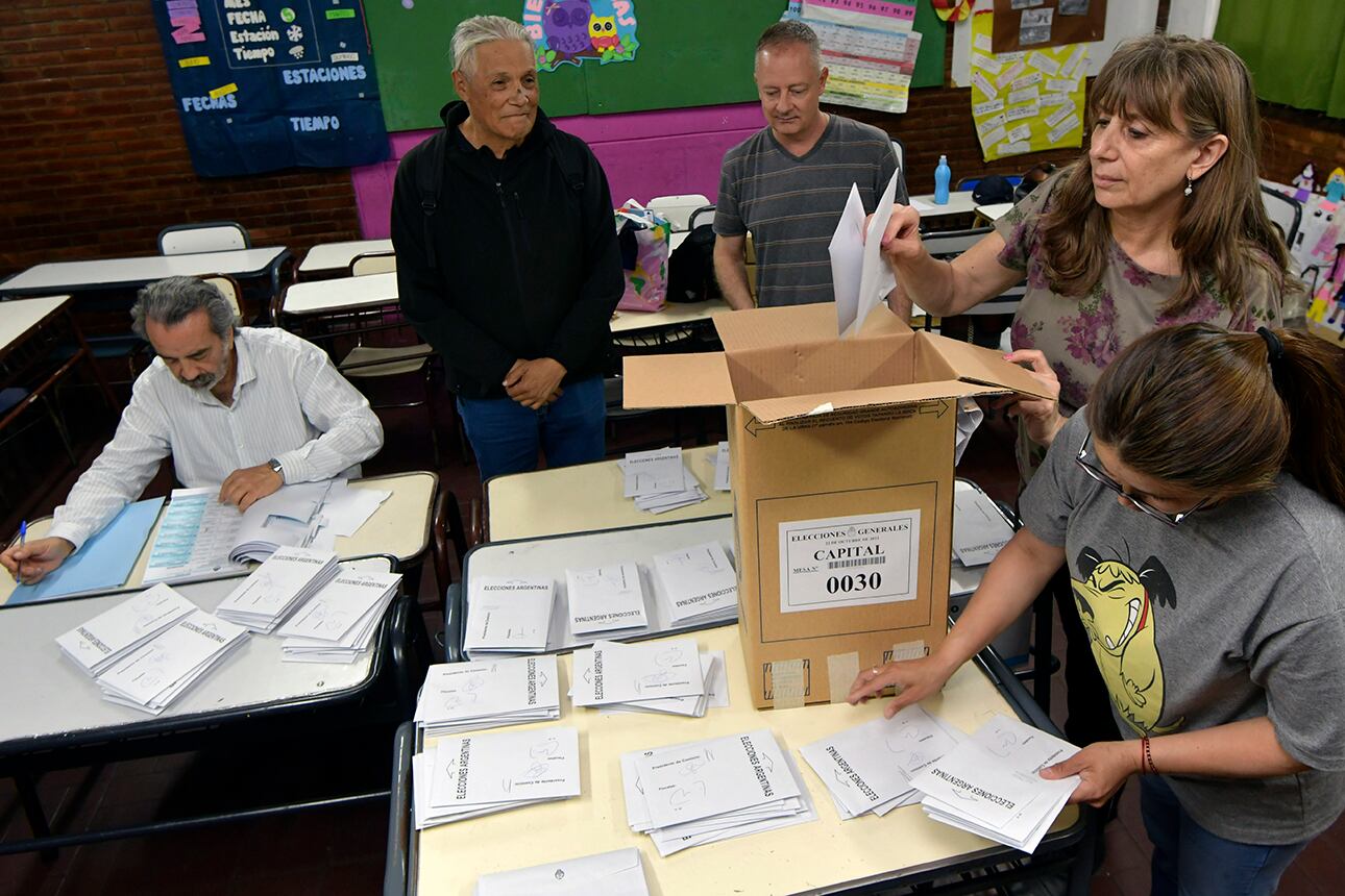 22 de octubre de 2023 Elecciones presidenciales 2023 en todo el país.
Escuela Patricias Mendocinas
Foto: Orlando Pelichotti