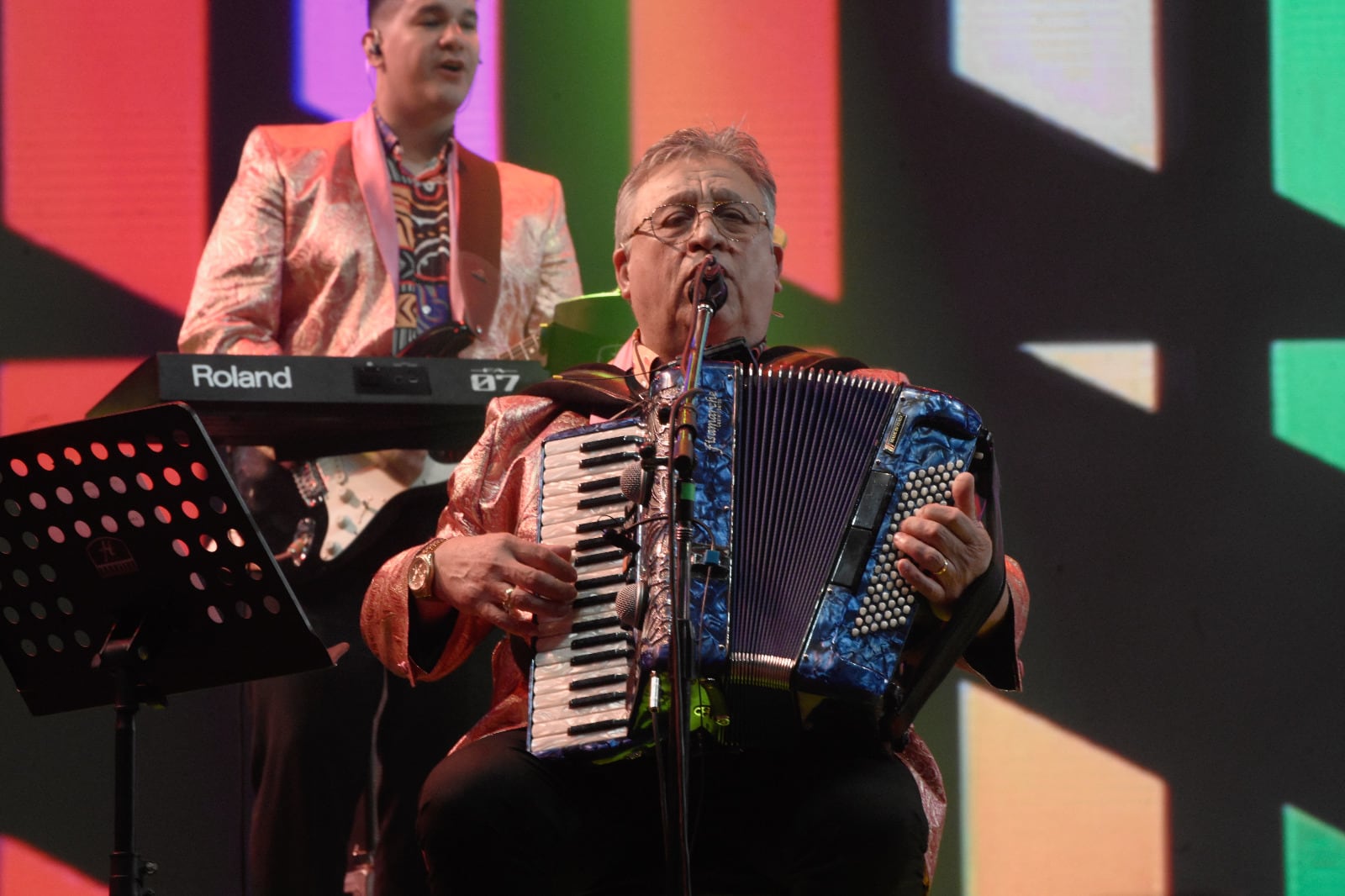 Los Palmeras en la Fiesta de la Cerveza de Mendoza.