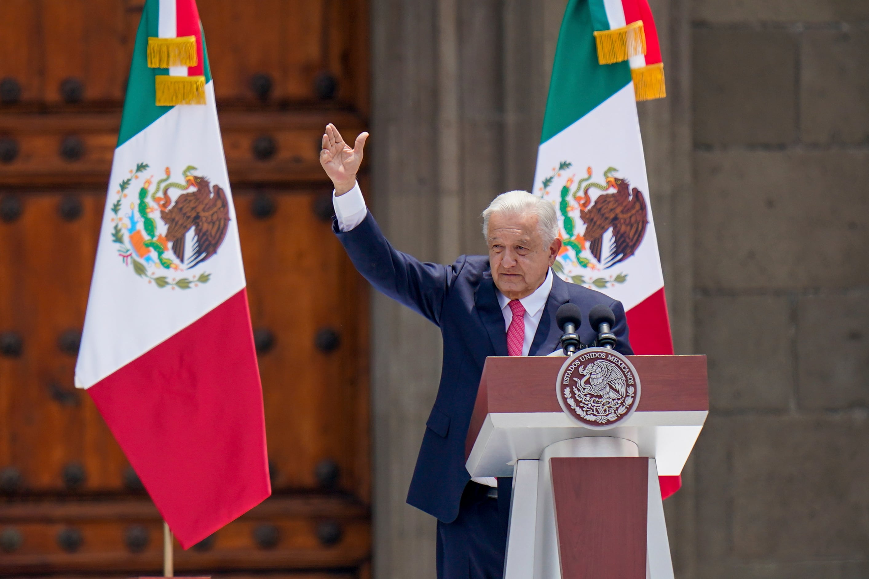 El expresidente mexicano Andrés Manuel López Obrador (AP Foto/Félix Márquez)