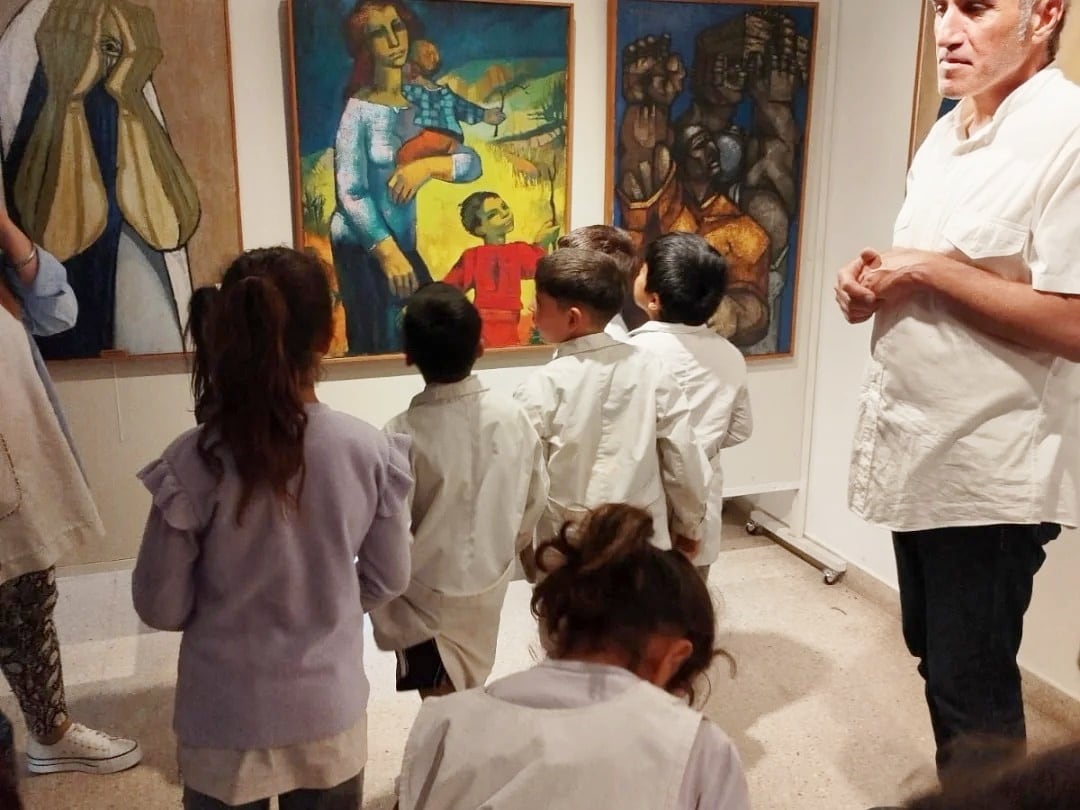 Alumnos de la Escuela Nº 22 de Bellocq visitaron el Museo de Bellas Artes de Tres Arroyos