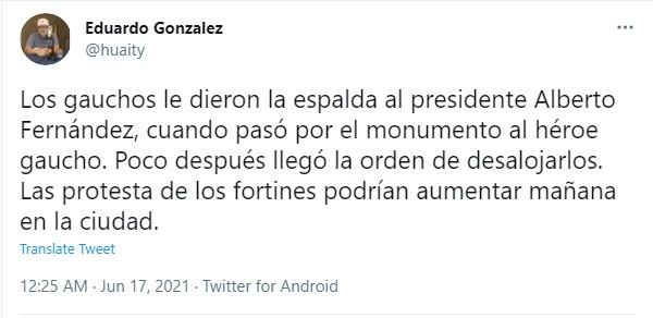 Fuerte repudio de los salteños por la visita de Alberto Fernández.