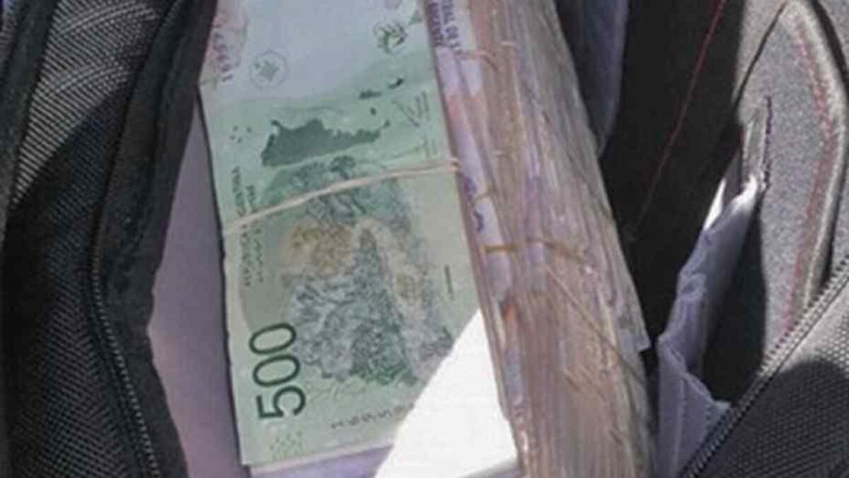 El buen gesto del día: un villamariense devolvió una mochila con 500 mil pesos