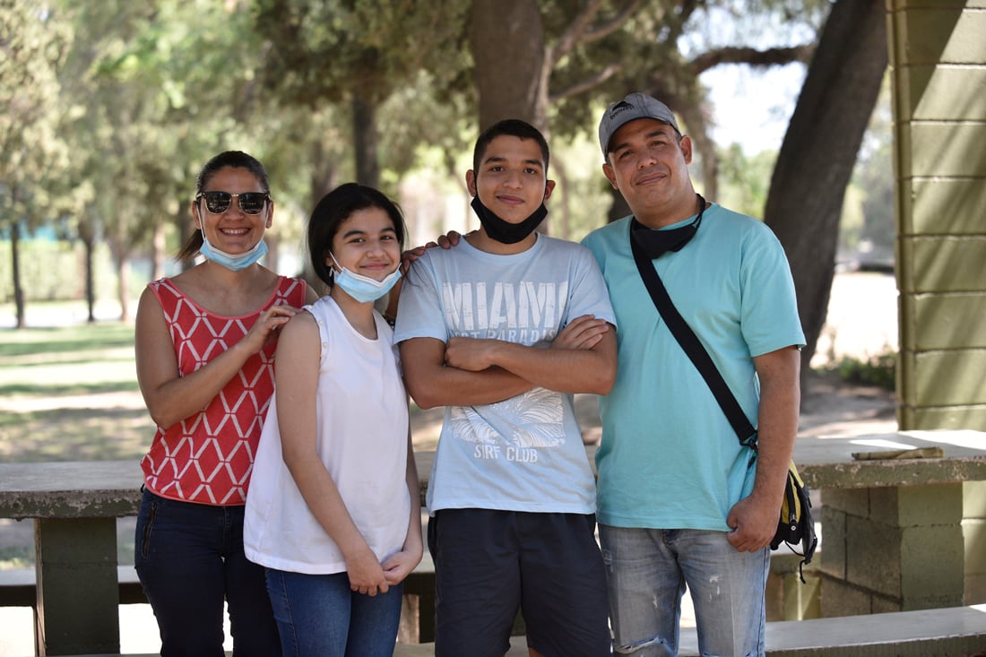 Elvis Rodriguez y su familia están totalmente agradecidos con los argentinos. 