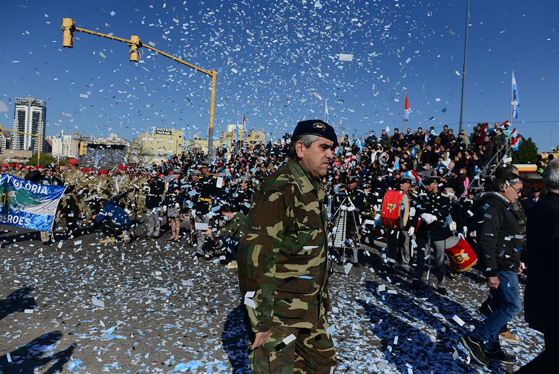 Desfile por el 9 de Julio en Córdoba Día de la Independencia en el Centro Cívico. (José Gabriel Hernández / La Voz)