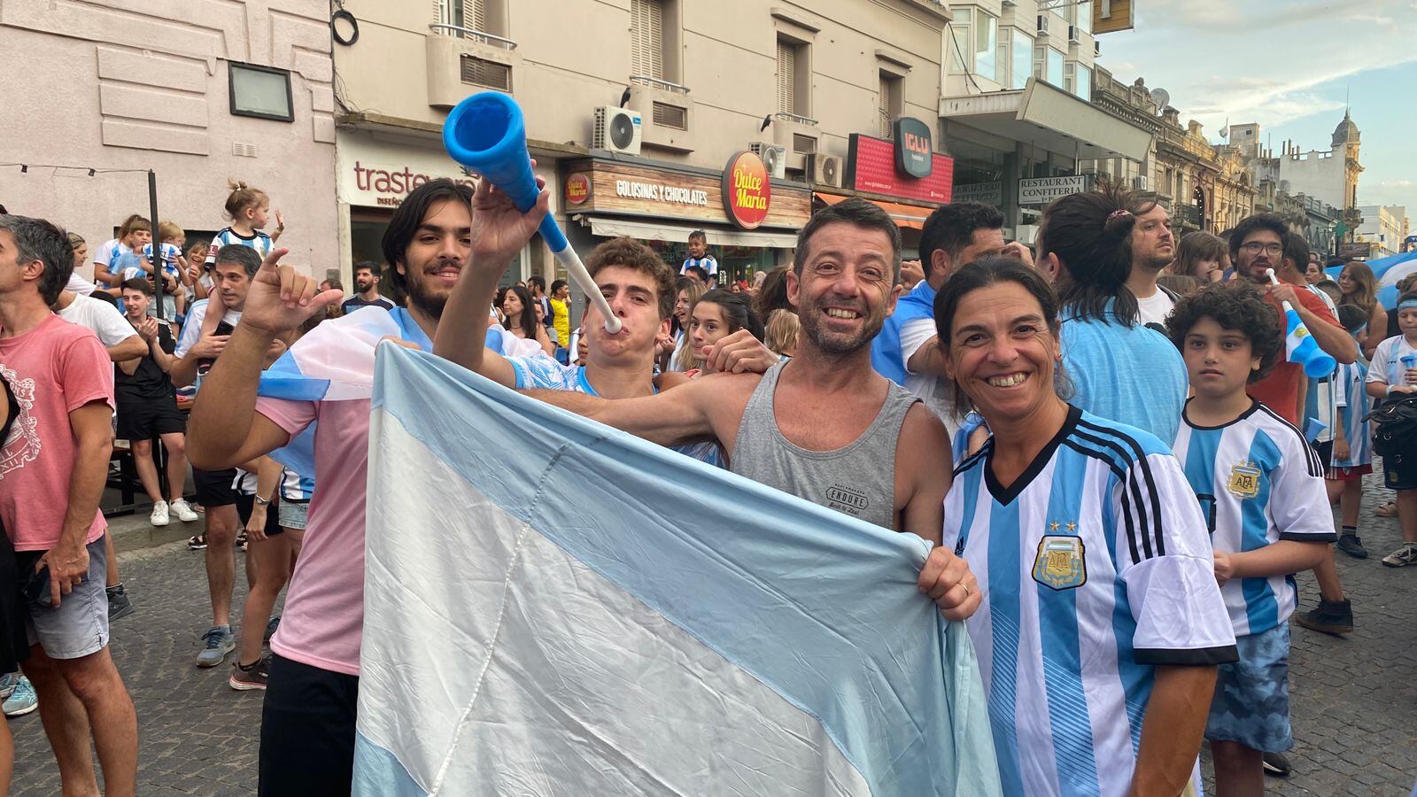 Tandil vibró al ritmo de la Selección Argentina