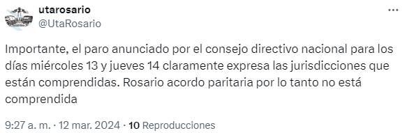 El sindicato ratificó el avance de la negociación en la paritaria local.