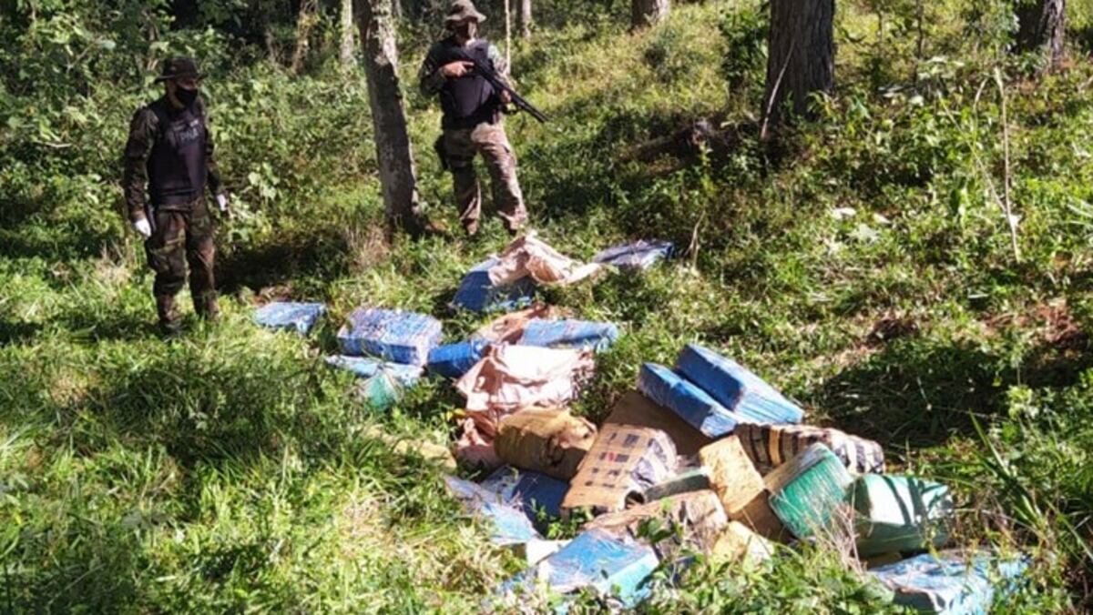 1.200 kilos de marihuana incautada en Misiones